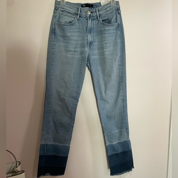 3x1 Shelter High-Rise Straight-Leg Spectrum Jeans - Picture 3 of 7